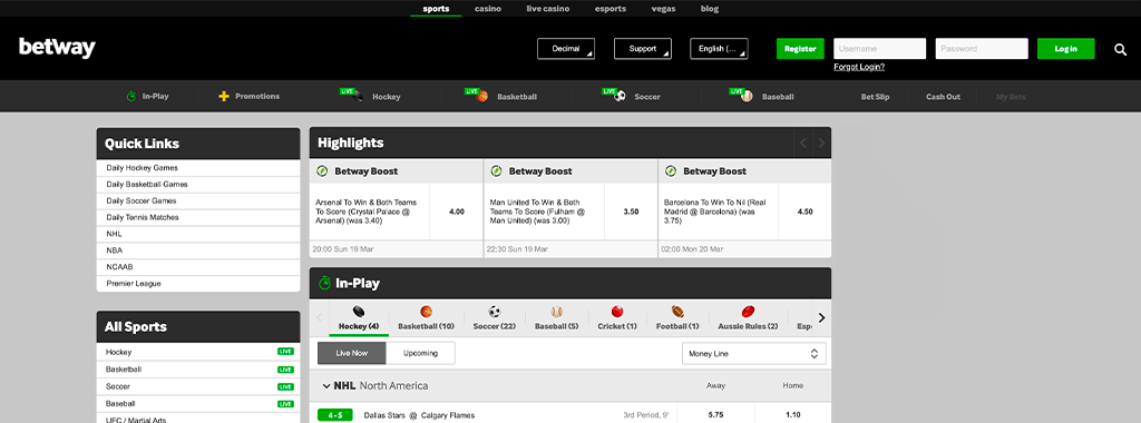 Betway Website